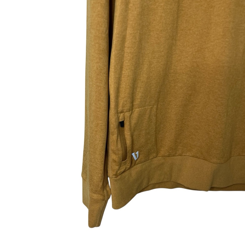 Vuori Ponto Performance Pullover Mustard Yellow Size Large - Picture 3 of 6